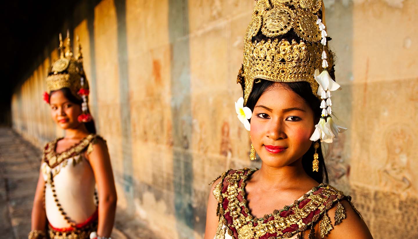 Cambodia - Aspara Dancers, Cambodia