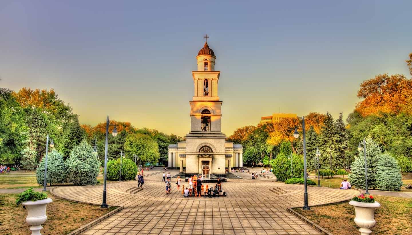 Moldova - Bell Tower of The Nativity Cathedral - Moldova