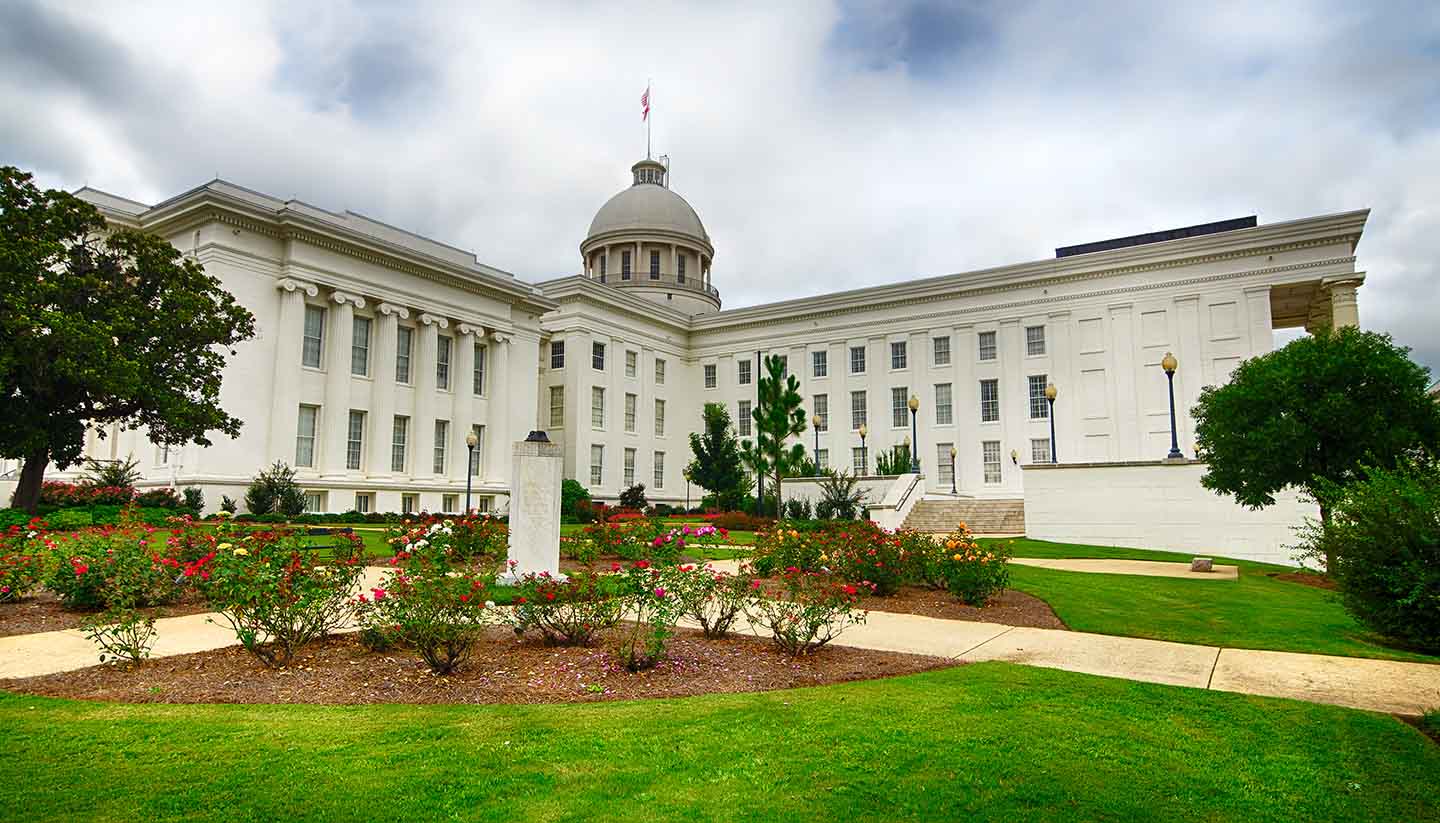 Alabama - Capitol in Montgomery, Alabama, USA